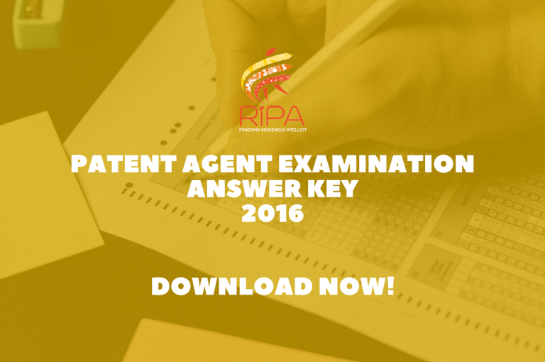 Patent Agent Examination Answer Key - 2016