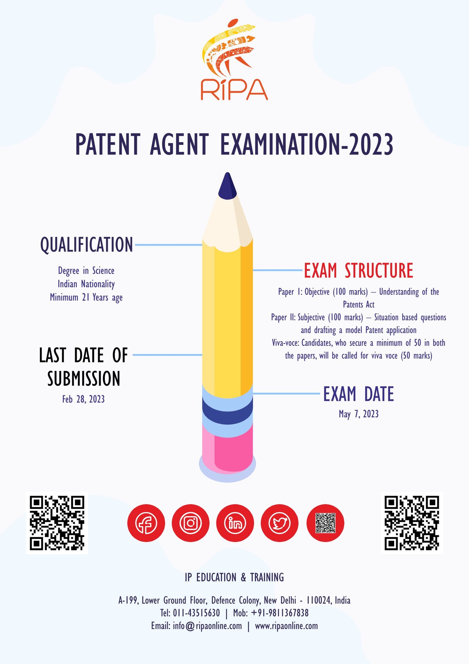 Patent Agent Course 2023 | Patent Agent Exam 2023 Preparation | Patent ...